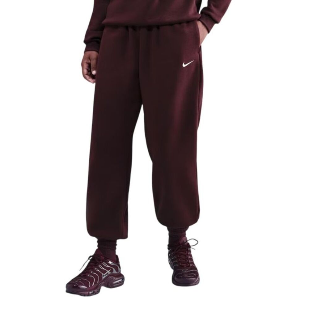Nike Womens/Ladies Fleece Joggers / Burgundy